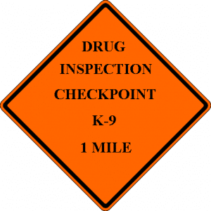 drug inspection checkpoint k-9