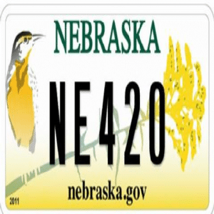 nebraska license plate 420