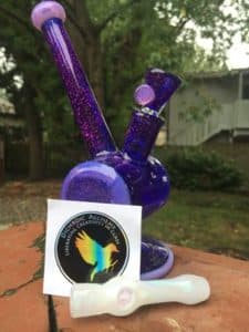 Dichroic Alchemy bong and pipe