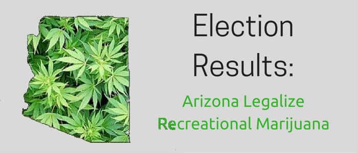 arizona marijuana legalization, election 216, election results