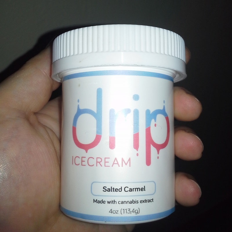 drip ice cream salted caramel