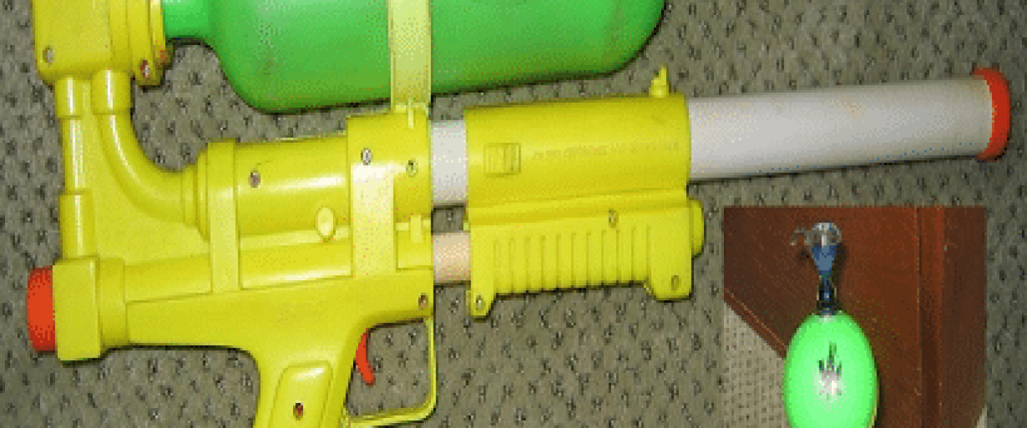Super Soaker Squirt Gun Bong