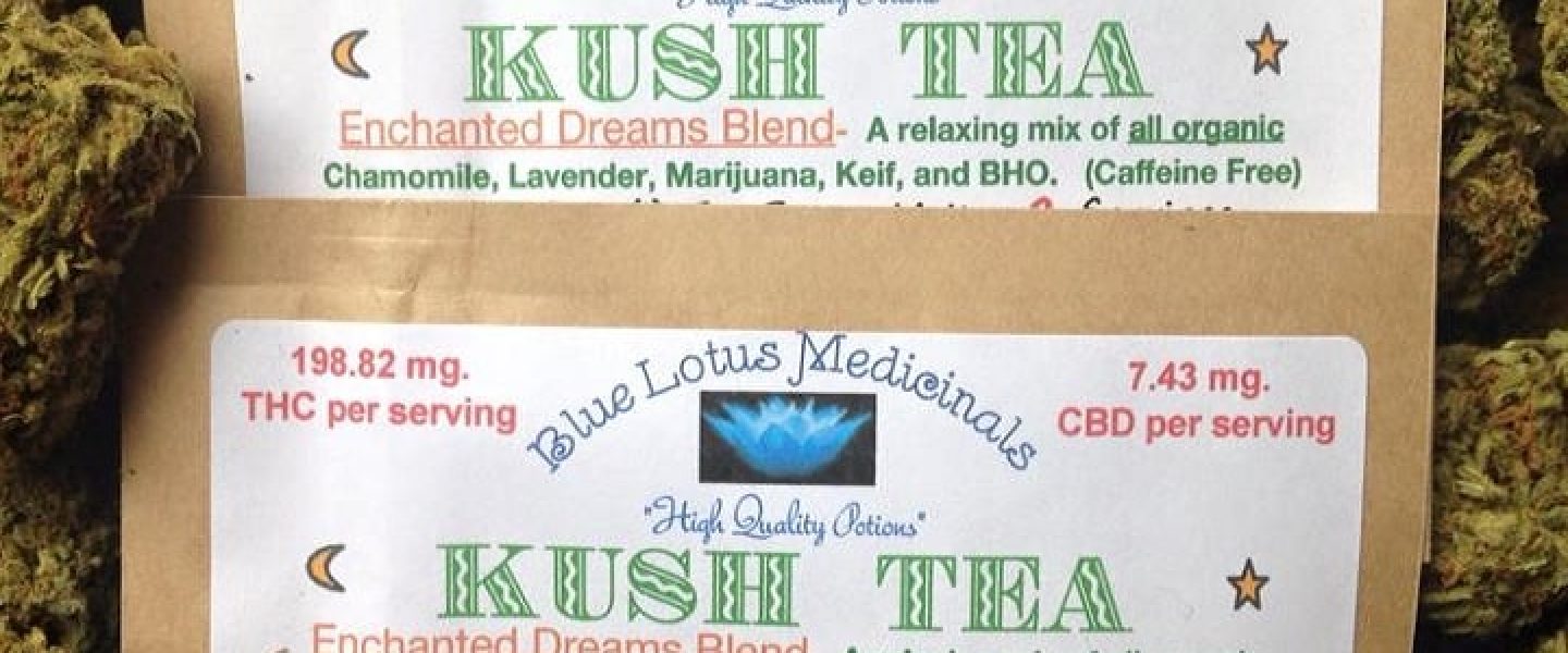 blue lotus medicinals kush tea marijuana cannabis