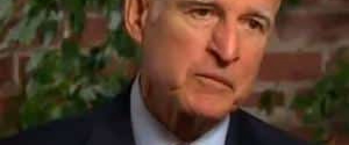 california governor jerry brown marijuana