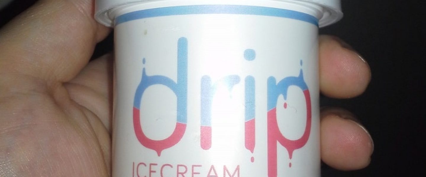 drip ice cream salted caramel