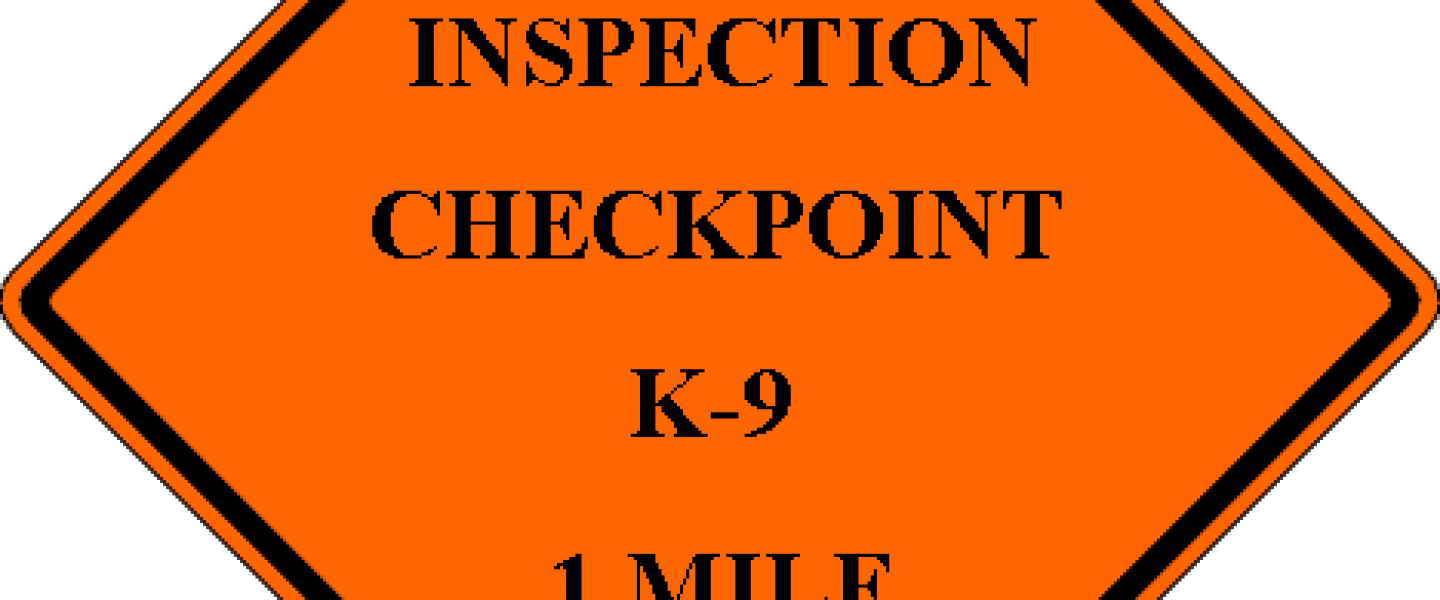drug inspection checkpoint