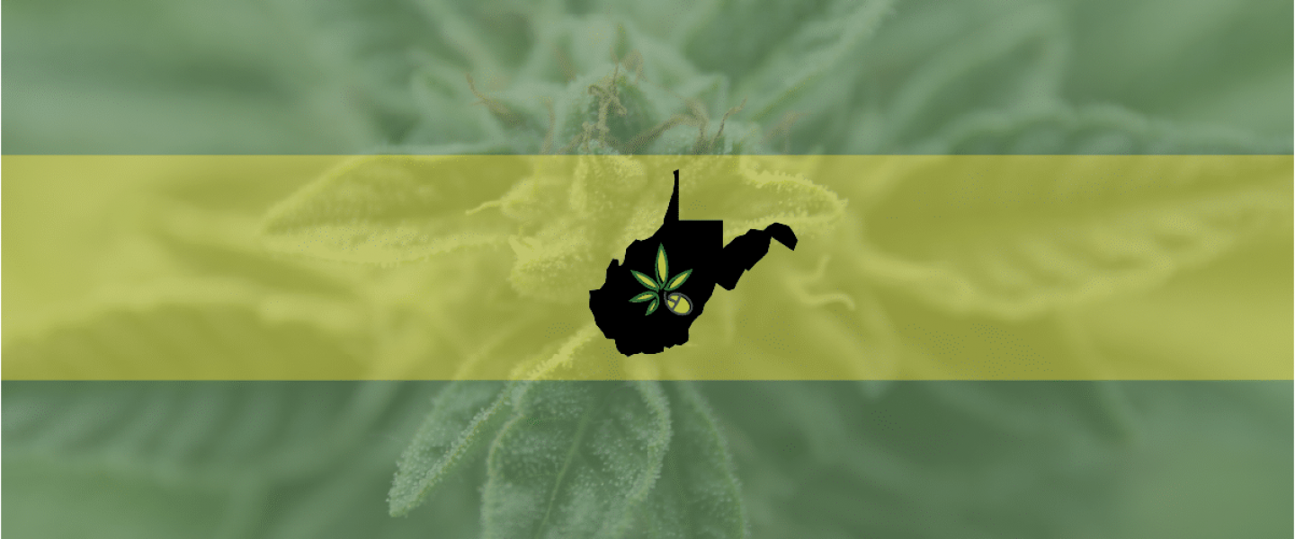 Picture of the state of West Virginia, which just licensed its first testing lab to ensure marijuana product comply with the law.