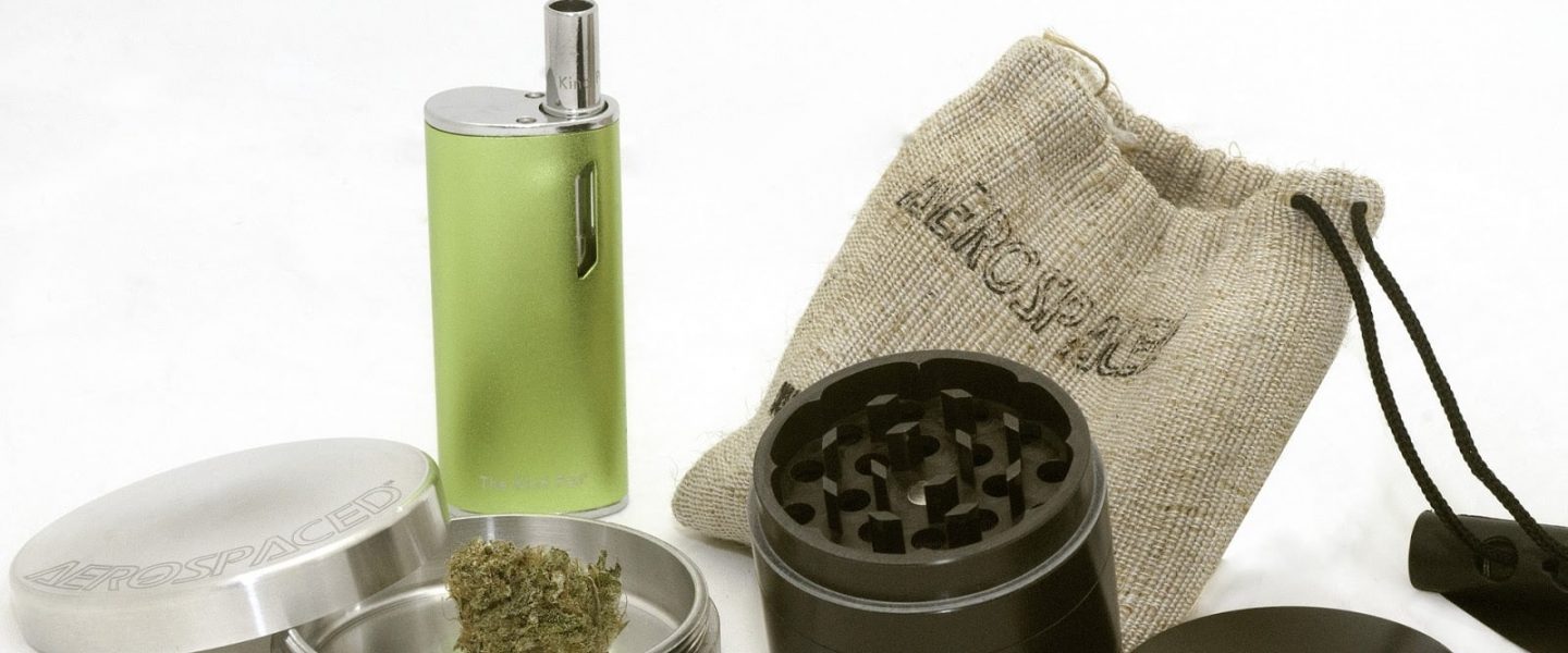 A collection of pot paraphernalia for beginners.