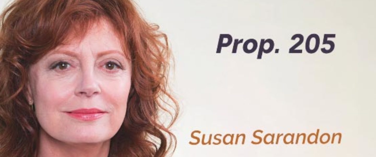 Susan Sarandan supports prop 205