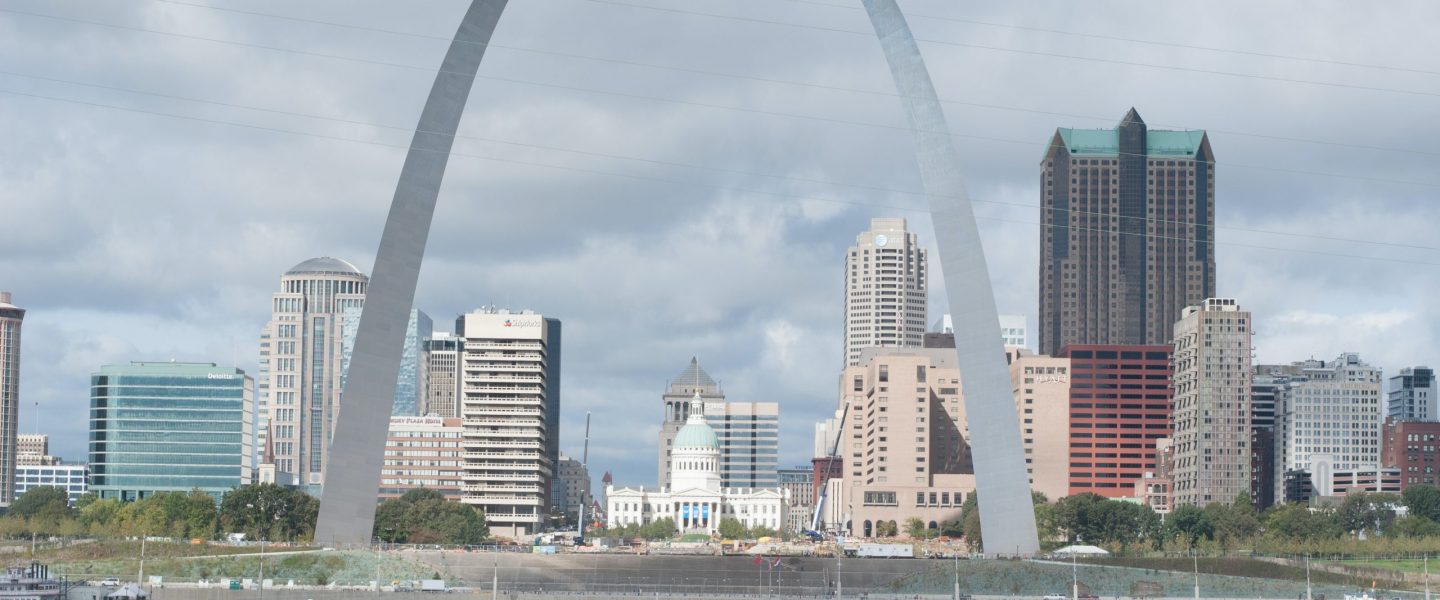 Picture of Saint Louis arch—South City saw its first dispensary, Root 66, open in March.