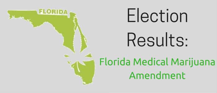 florida medical marijuana, amendment 2, election 2016, election results