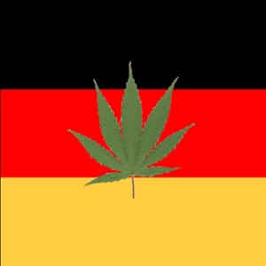 german flag marijuana leaf