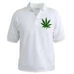 golf polo shirt marijuana