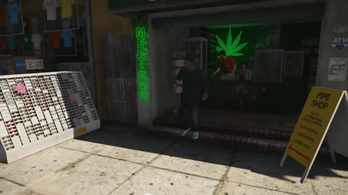 grant theft auto 5 medical marijuana pipe shop