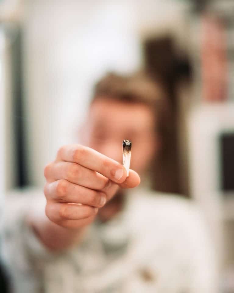 Man receiving joint after Covid-19 vaccination.