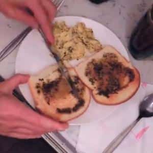 marijuana eggs and toast