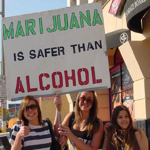 marijuana is safer than alcohol