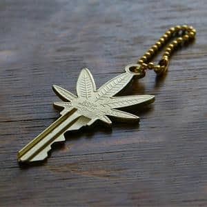 marijuana leaf key sweet