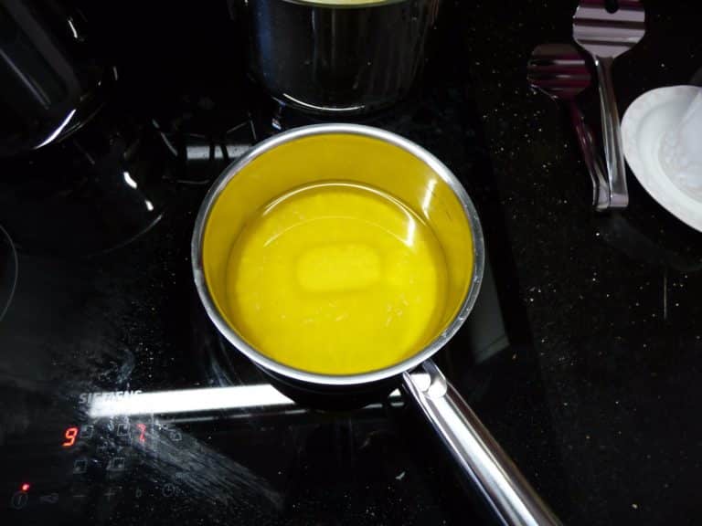 Picture of making weed butter or ganja butter.