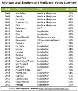 michigan local marijuana election victories