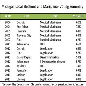 michigan local marijuana elections
