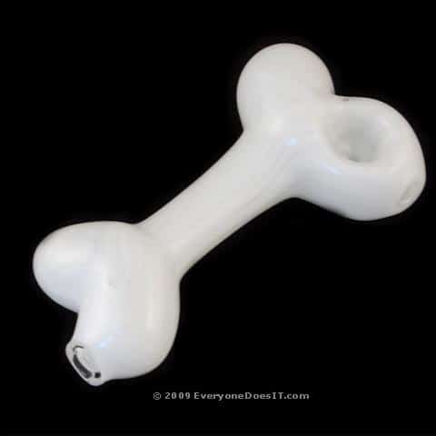 molino glass dogg bone spoon pipe