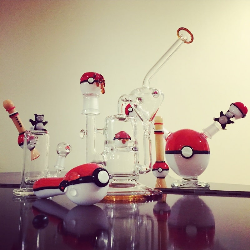 pokeman marijuana glass pipes bongs rigs