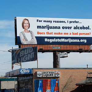 regulate marijuana billboard over liquor store colorado