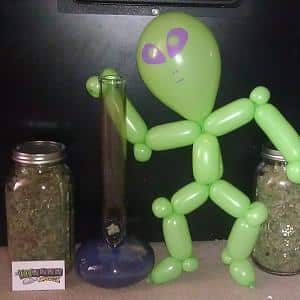 alien marijuana space