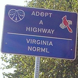 virginia norml adopt a highway