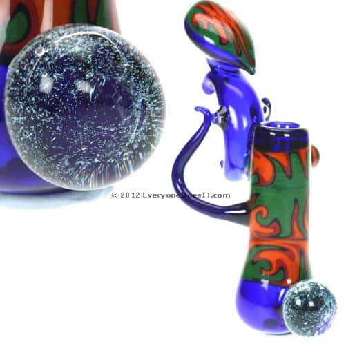 weed star heady glass bubbler