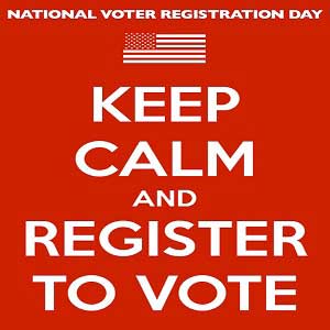 keep calm and register to vote